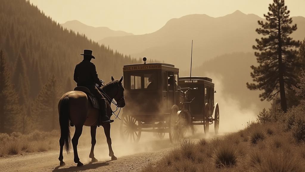 Stagecoach and Train Robbery in Colorado
